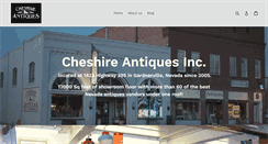 Desktop Screenshot of cheshireantiques.com